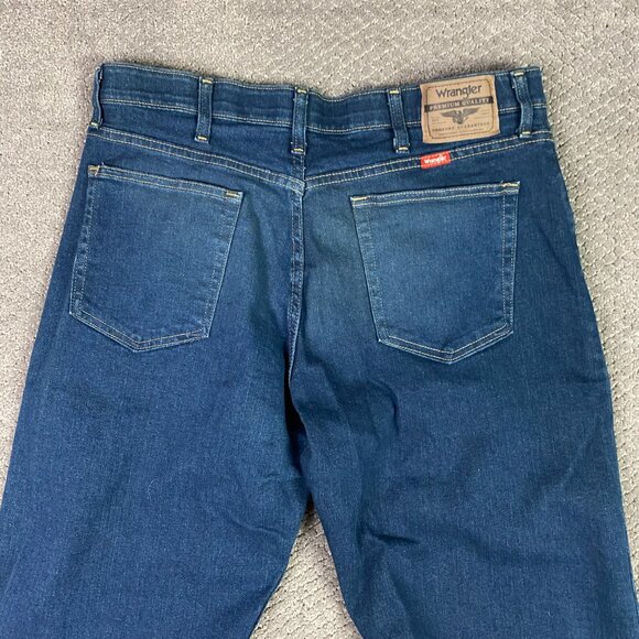 NWT Wrangler Five Star Relaxed Fit Jeans Men's 34 x 30 Performance Series Blue - Picture 6 of 14